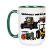 Tractors Through the Ages Mug