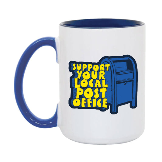 Support Your Local Post Office Mug - United State of Indiana