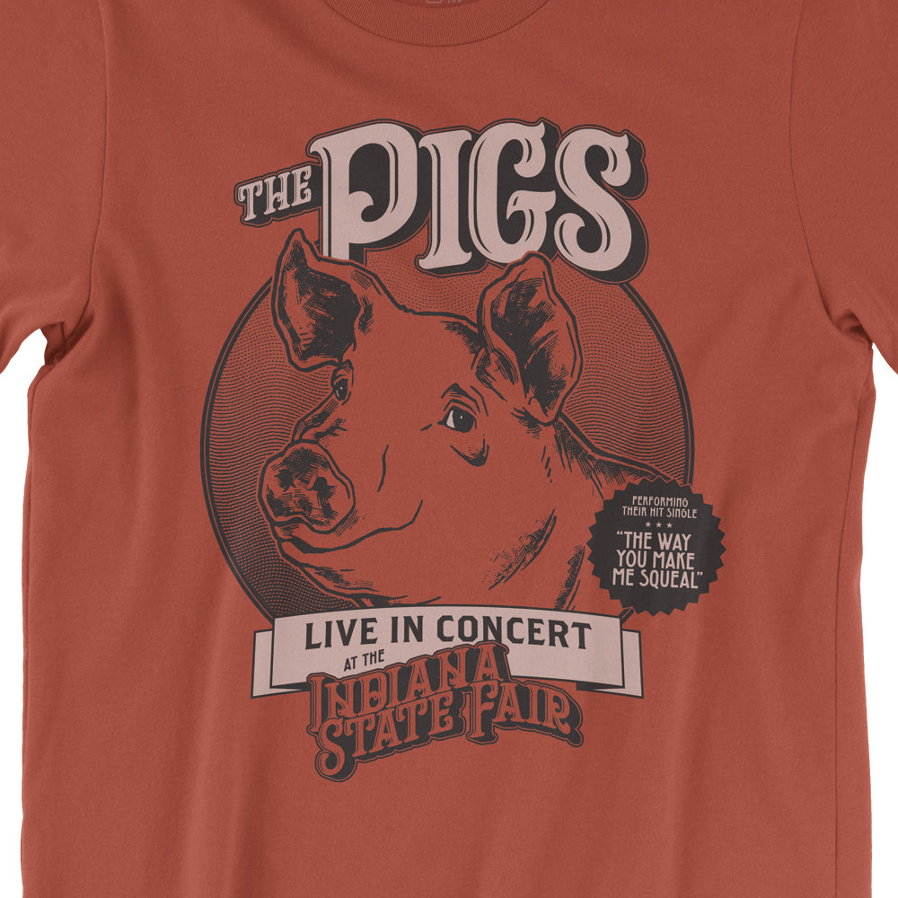 The Pigs Tee ***CLEARANCE*** - United State of Indiana