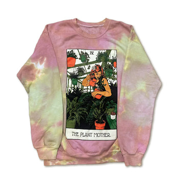 The Plant Mother Tie Dye Crewneck - United State of Indiana