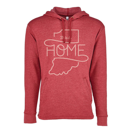This is Home Neon Pullover Hoodie ***CLEARANCE*** - United State of Indiana