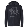 This is Home Neon Pullover Hoodie ***CLEARANCE*** - United State of Indiana