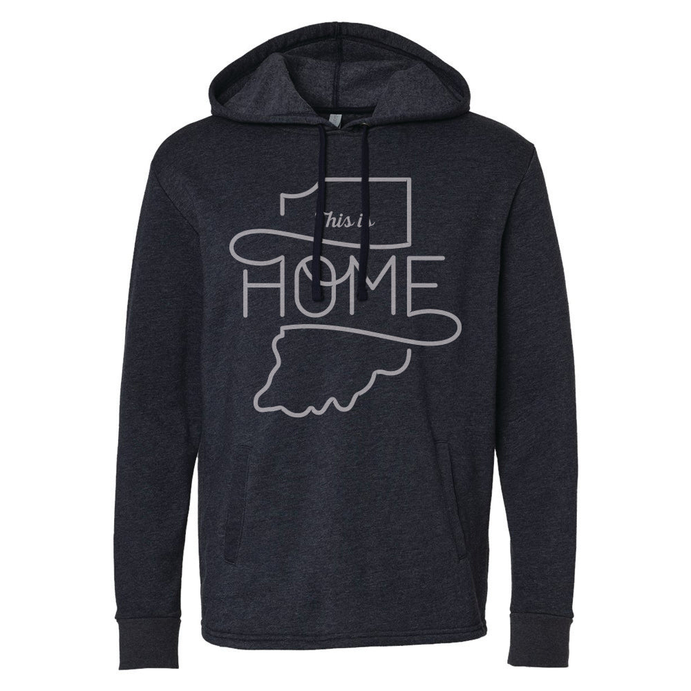 This is Home Neon Pullover Hoodie ***CLEARANCE*** - United State of Indiana