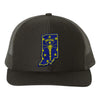 Torch State Trucker Cap - United State of Indiana