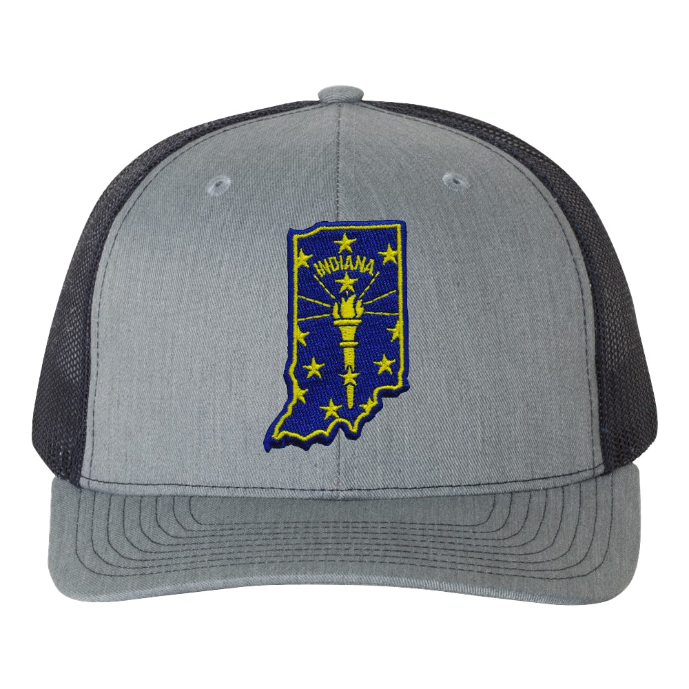 Torch State Trucker Cap - United State of Indiana