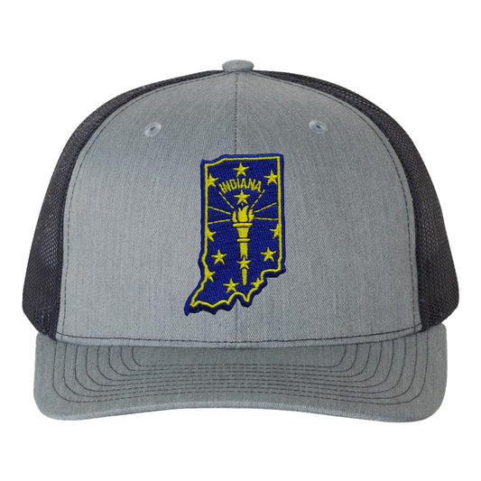 Torch State Trucker Cap - United State of Indiana