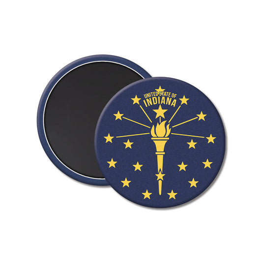 Torch and Stars Magnet - United State of Indiana