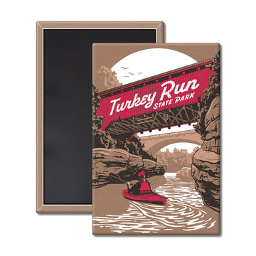 Turkey Run State Park Magnet - United State of Indiana