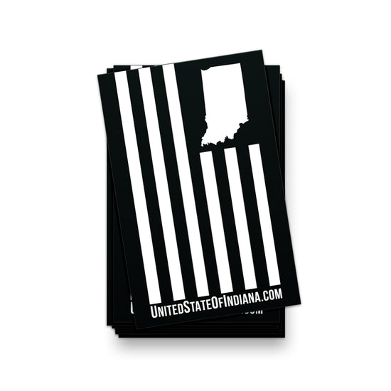 USI Flag Sticker - United State of Indiana