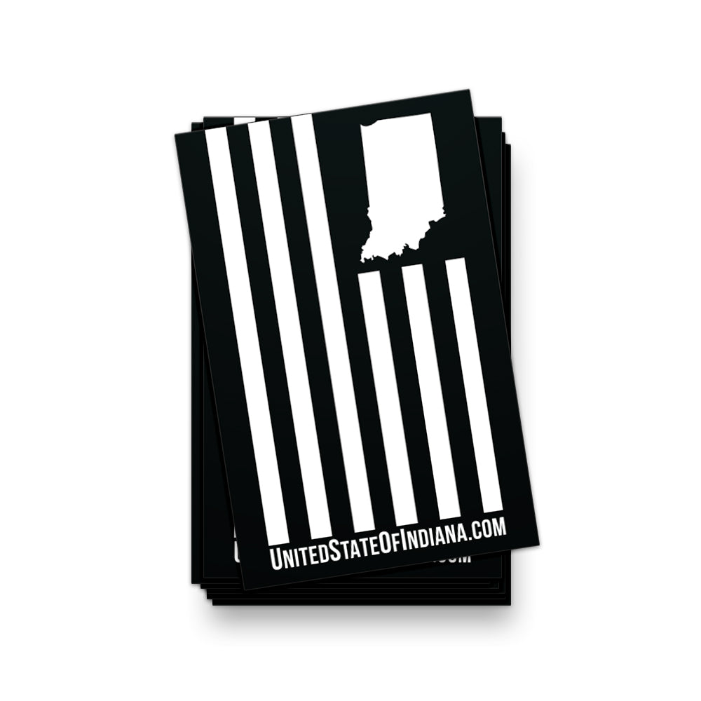 USI Flag Sticker - United State of Indiana