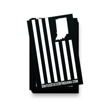 USI Flag Sticker - United State of Indiana