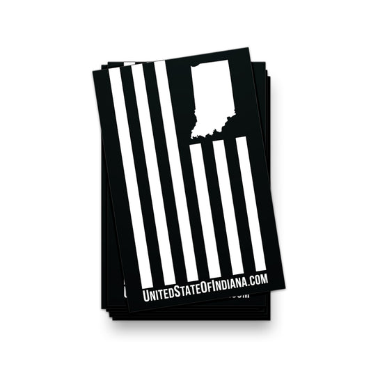 USI Flag Sticker - United State of Indiana
