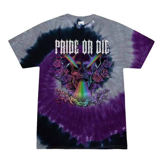 Vintage Pride or Die Tie Dye Tee - United State of Indiana