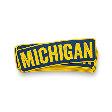 Vintage Michigan Sticker