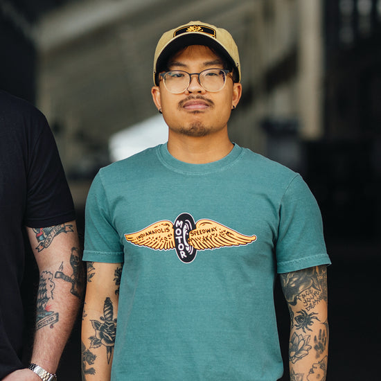 Vintage Winged Wheel Tee - United State of Indiana