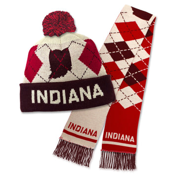 IN Indiana Scarf + Beanie Set - United State of Indiana
