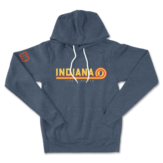Life is Better in Indiana Hoodie - United State of Indiana