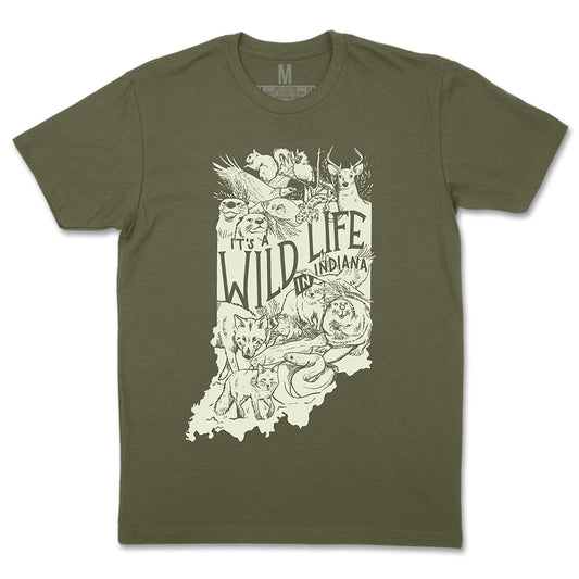 Wild Life in Indiana Tee - United State of Indiana