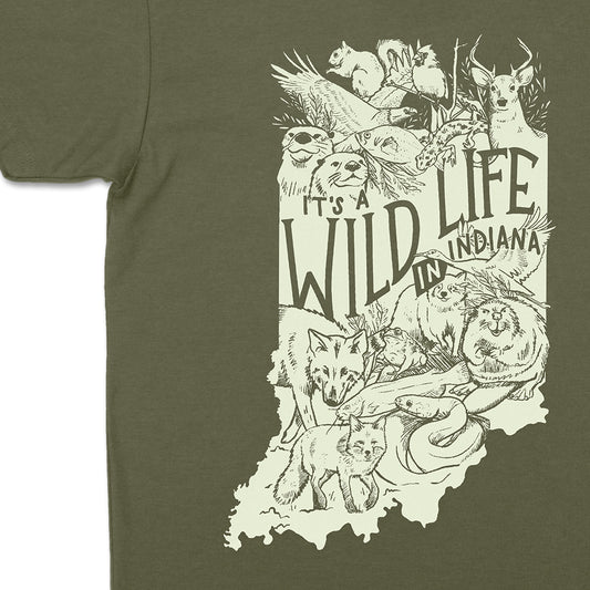 Wild Life in Indiana Tee - United State of Indiana