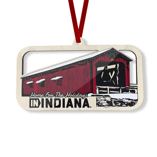 Home for the Holidays in Indiana Ornament