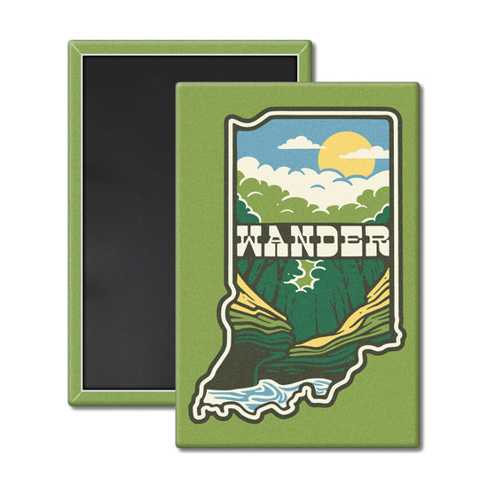 Wander Indiana Magnet - United State of Indiana