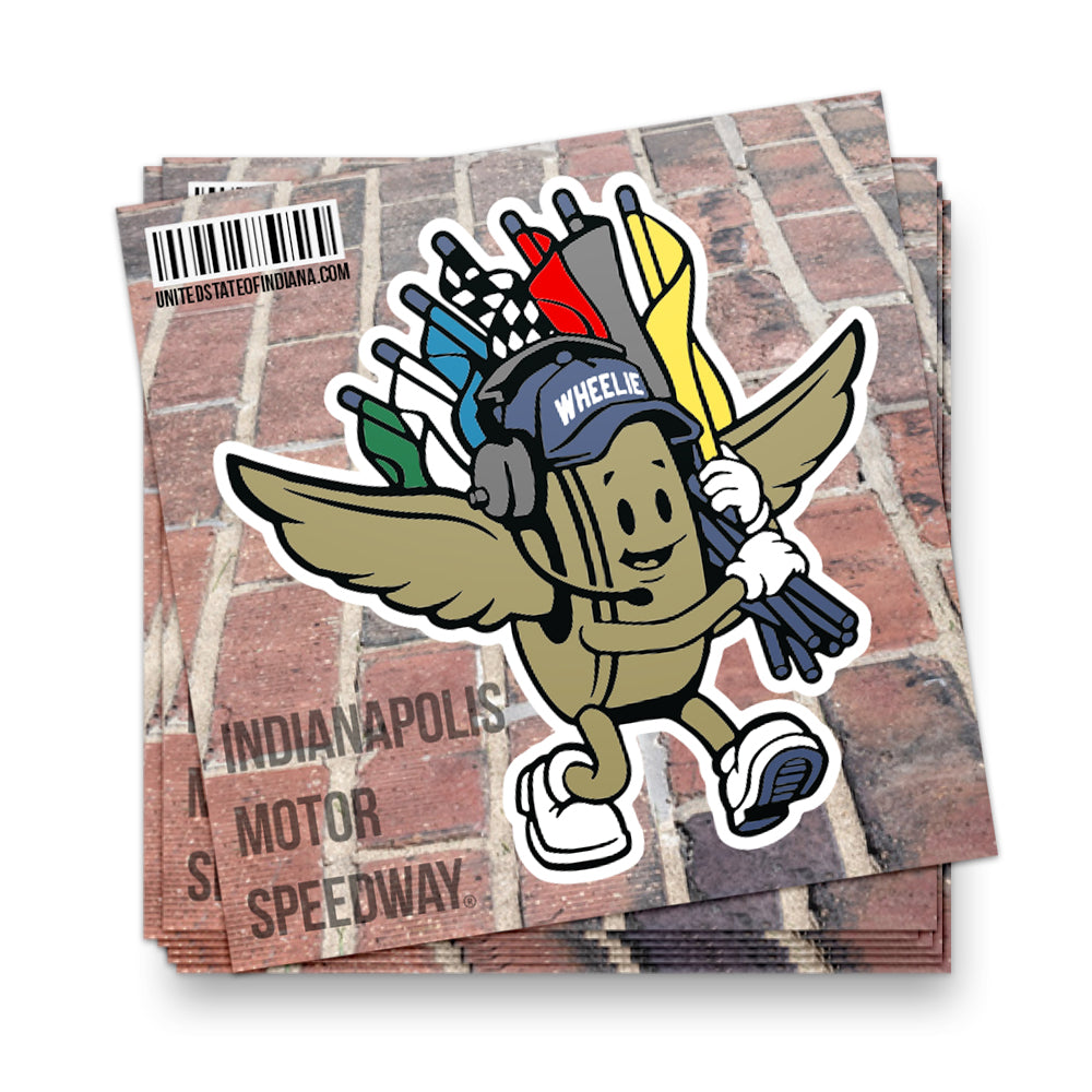 Wheelie Sticker - United State of Indiana