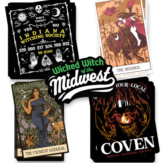 Witching Society Sticker Pack - United State of Indiana
