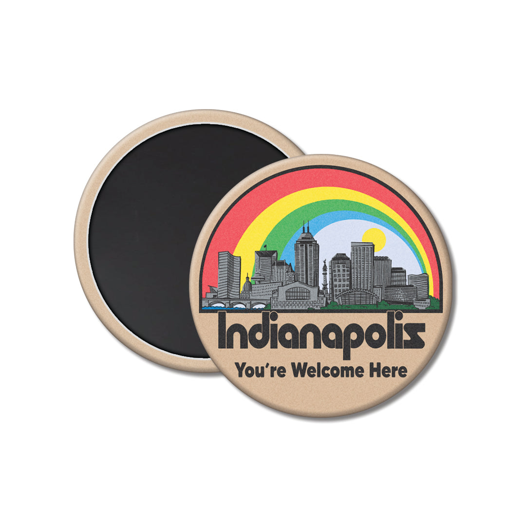 You're Welcome Here Magnet - United State of Indiana
