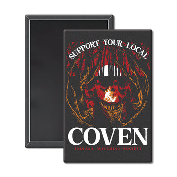 Support Your Local Coven Magnet - United State of Indiana