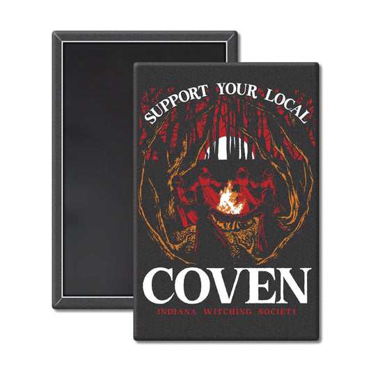 Support Your Local Coven Magnet - United State of Indiana