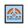 Indianapolis Rainbow Poster - United State of Indiana