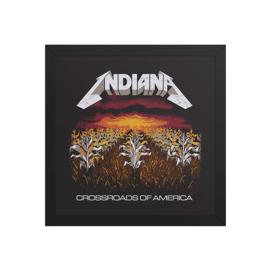 Crossroads of America Metal Poster