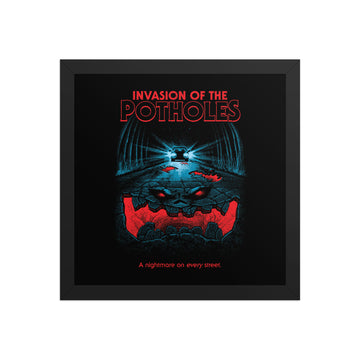 Invasion of the Potholes Poster