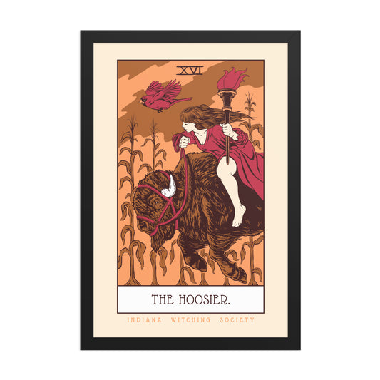 The Hoosier Tarot Poster - United State of Indiana
