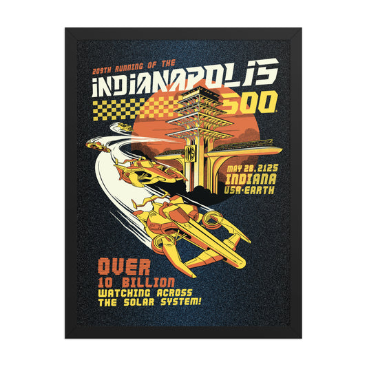 2125 Indy 500 Poster - United State of Indiana