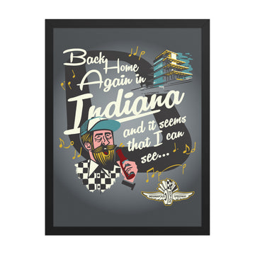 Back Home Again Song Poster - United State of Indiana
