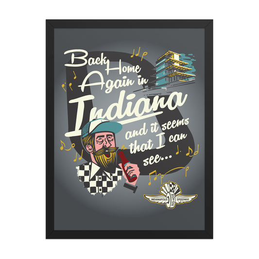 Back Home Again Song Poster - United State of Indiana