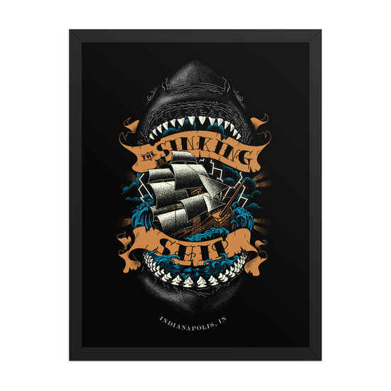 Sinking Ship Poster - United State of Indiana