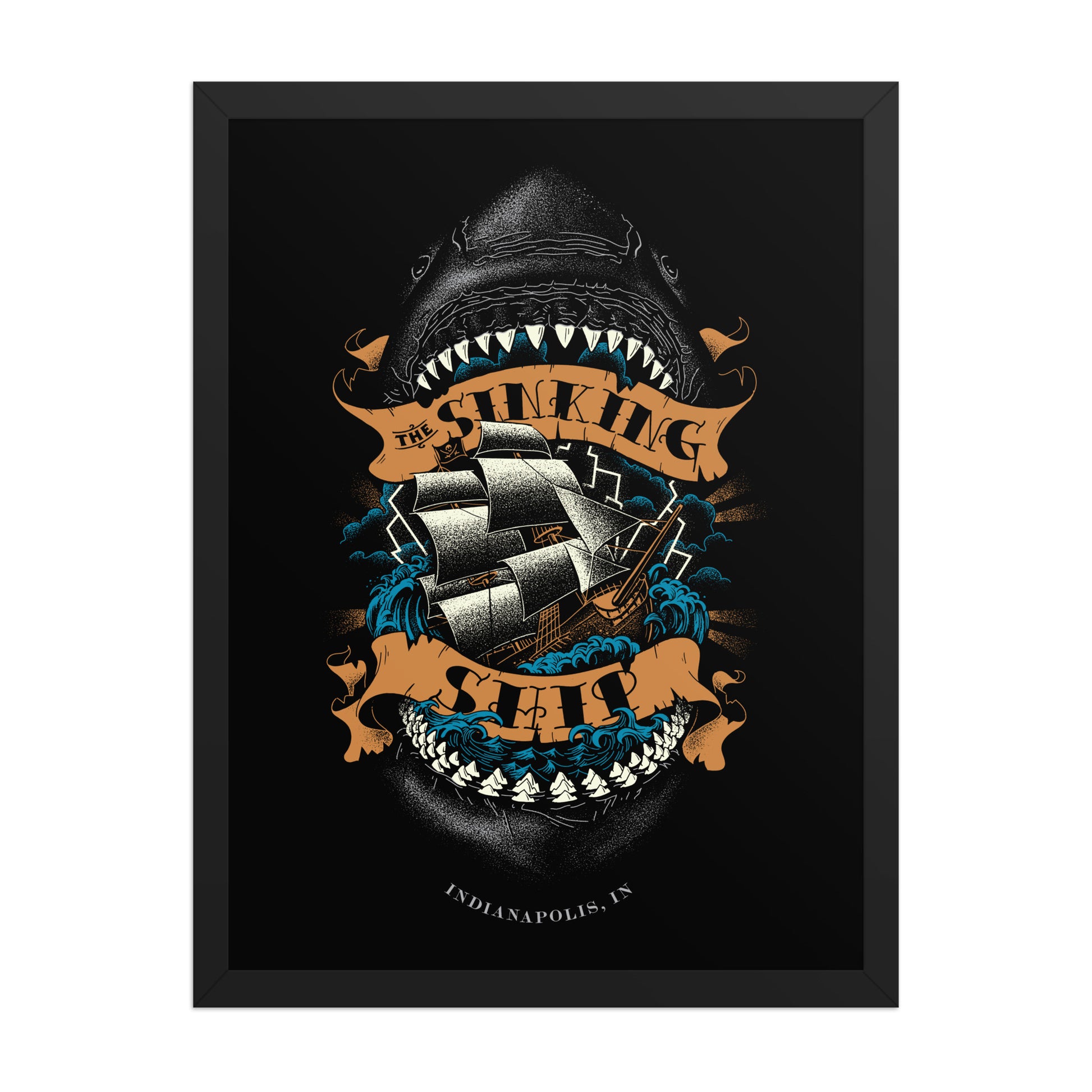 Sinking Ship Poster - United State of Indiana