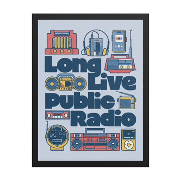Long Live Public Radio Poster - United State of Indiana