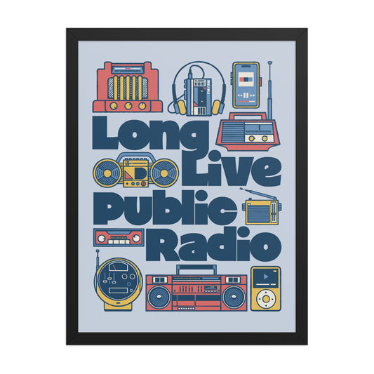Long Live Public Radio Poster - United State of Indiana