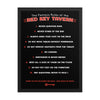 Red Key Rules Poster - United State of Indiana