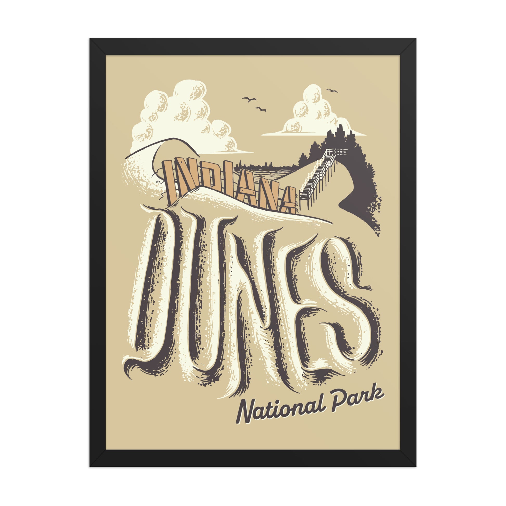 Indiana Dunes National Park Poster - United State of Indiana