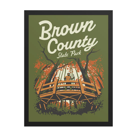 Brown County State Park Poster - United State of Indiana
