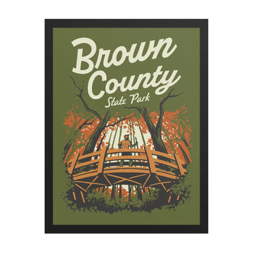 Brown County State Park Poster - United State of Indiana