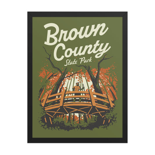 Brown County State Park Poster - United State of Indiana