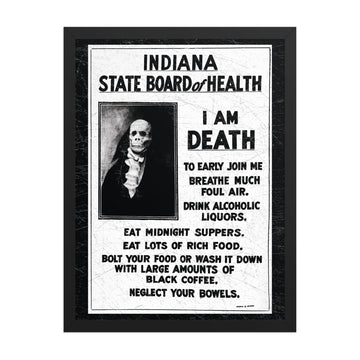 I Am Death Poster - United State of Indiana