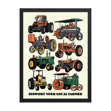 Tractors Through the Ages Poster