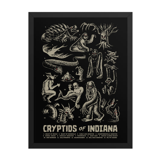 Cryptids of Indiana Poster
