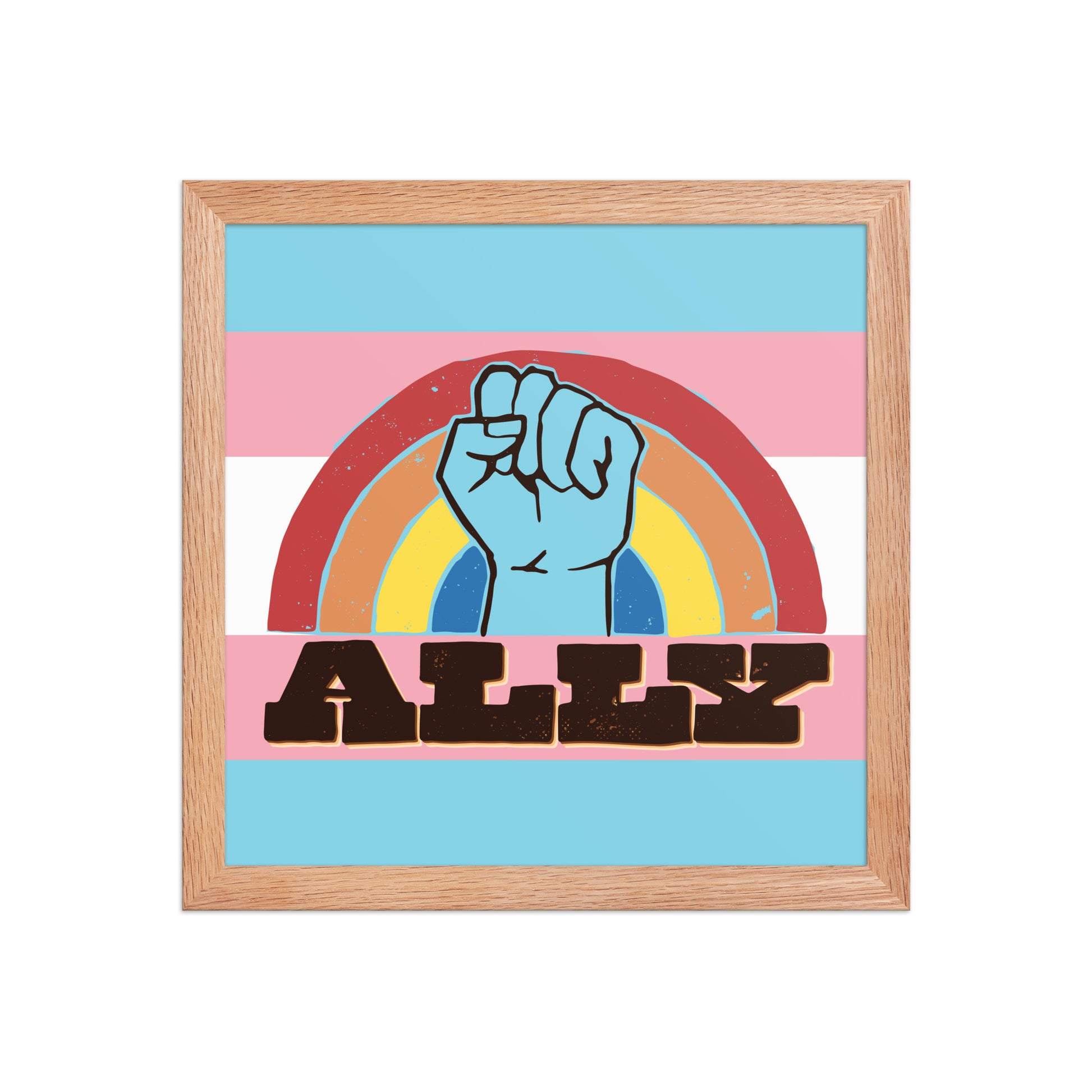 Ally Fist Poster - United State of Indiana